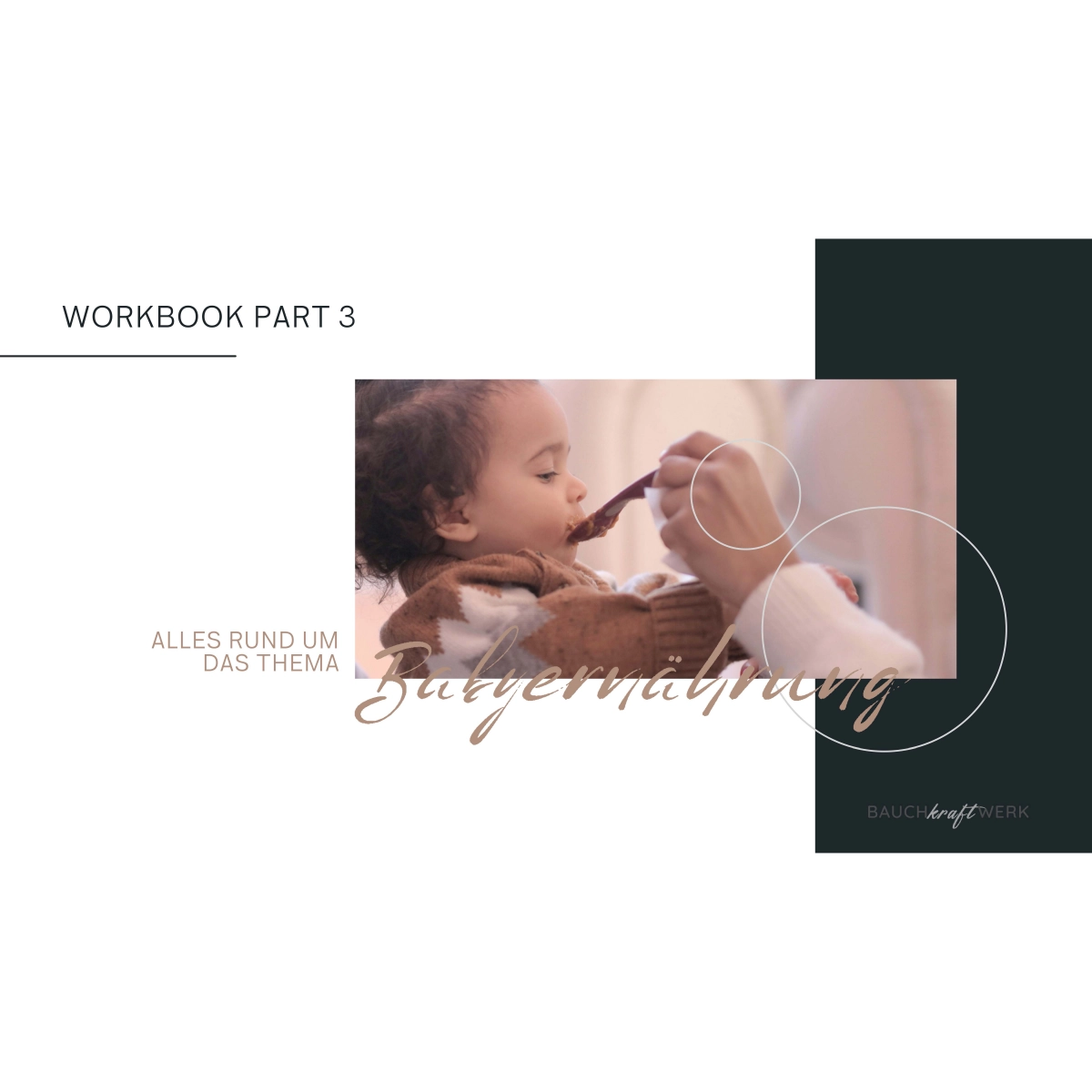 Onlinekurs Babyernährung Beikost Baby Led Weaning Workbook Bauchkraftwerk Nina Jänke